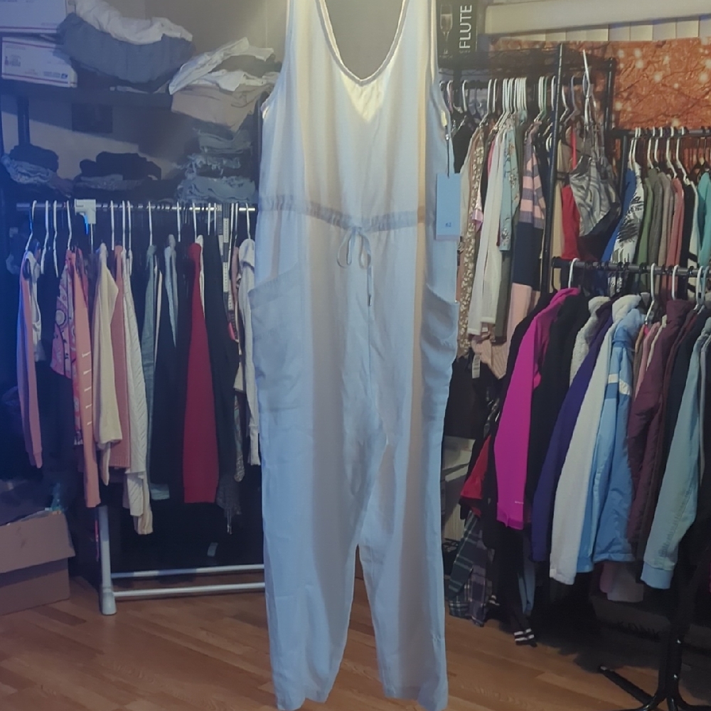 CALIA by Carrie Underwood Cream Jumpsuit
